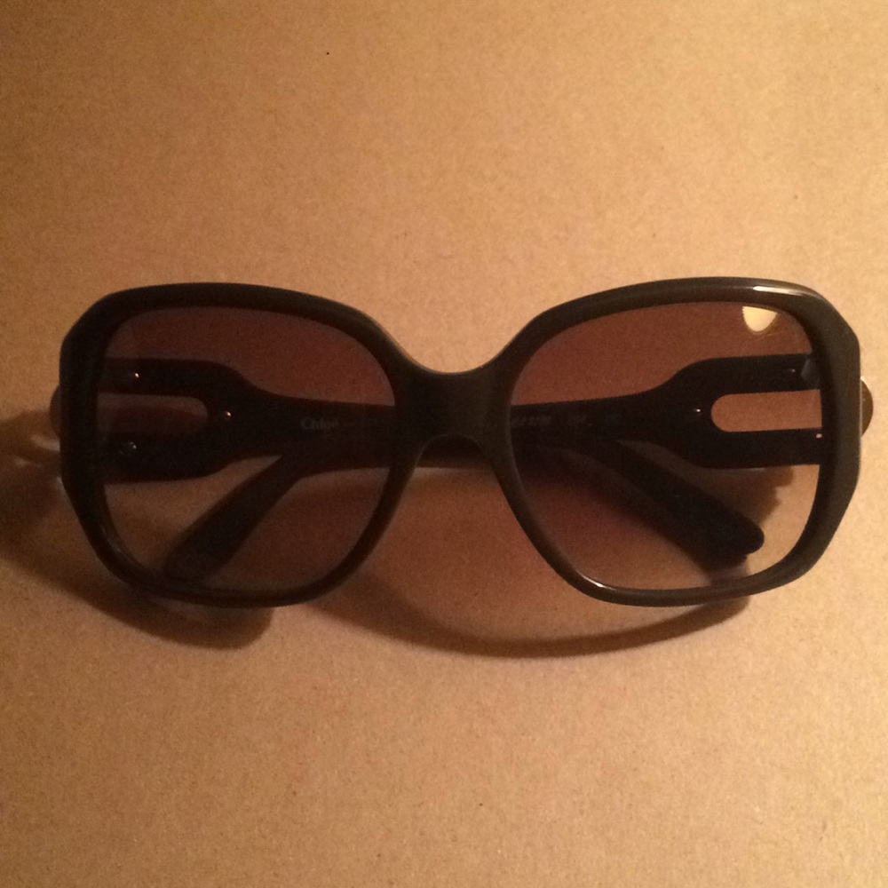New Chloe Olive Green Sunglasses
